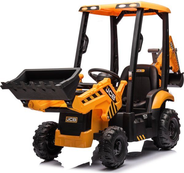 Elbil Jcb Backloe Børnebil, 12v
