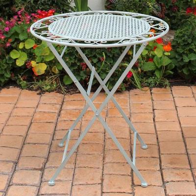 Innova Hearth & Home Inc Roche Bistro Table Only , Pale Blue