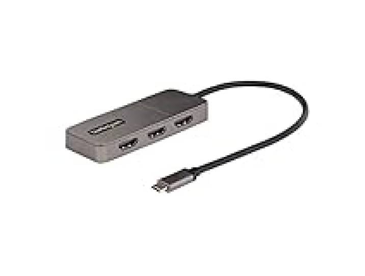 StarTech Hub MST USB-C vers Triple HDMI 4K 60Hz, HDR, DSC, Audio 2 canaux