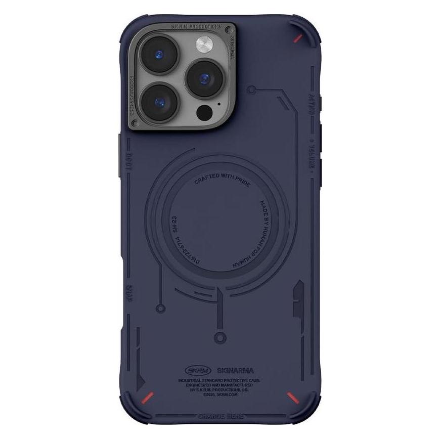 Skinarma case Mecha iPhone 16 Pro 6.3" Magnetic Charging navy (Apple iPhone 16 Pro) (SK-2024IPP63-MECHA-BLU)