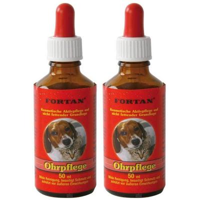 Fortan Ohrpflegemittel vet. 2x 2x50 ml Flüssigkeit