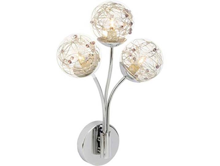 BRILLIANT Lampe Joya Wandleuchte 3flg chrom 3x QT14, G9, 3, geeignet für Stiftsockellampen (nicht enthalten) Für LED-Leuchtmittel geeignet