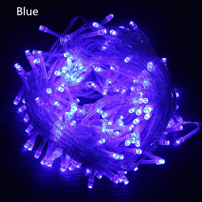 Inspire Curations Outdoor LED Christmas String Lights With EU US Plug blue 30m 300led Eu 220v
