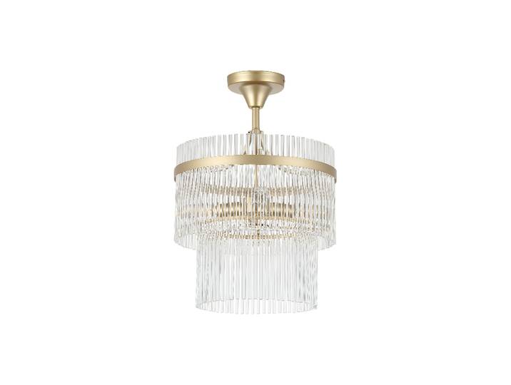 Luxuriöse Deckenlampe Lara Gold, Transparent Searchlight