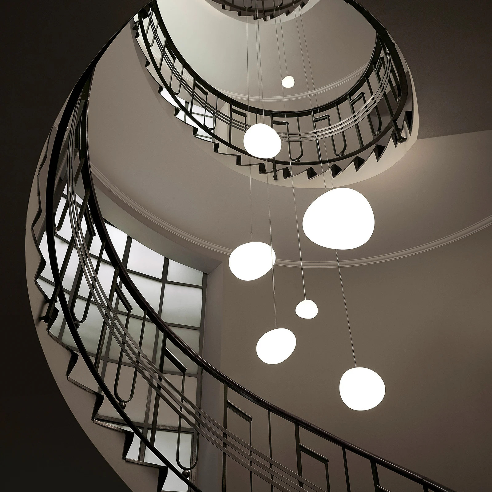 Foscarini Gregg piccola design hanglamp - Wit/Transparant - Glas en Metaal - Dimbaar