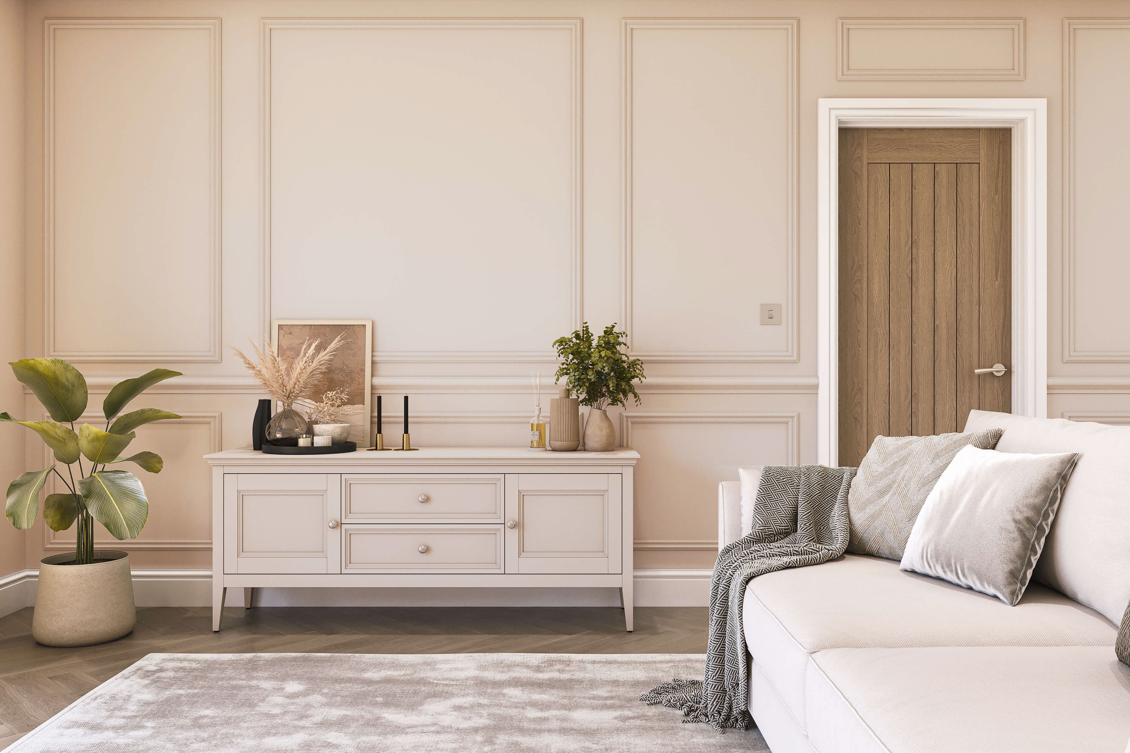 Hemway Peel and Stick Sample - Chalk Based Furniture Paint - Buttercream White