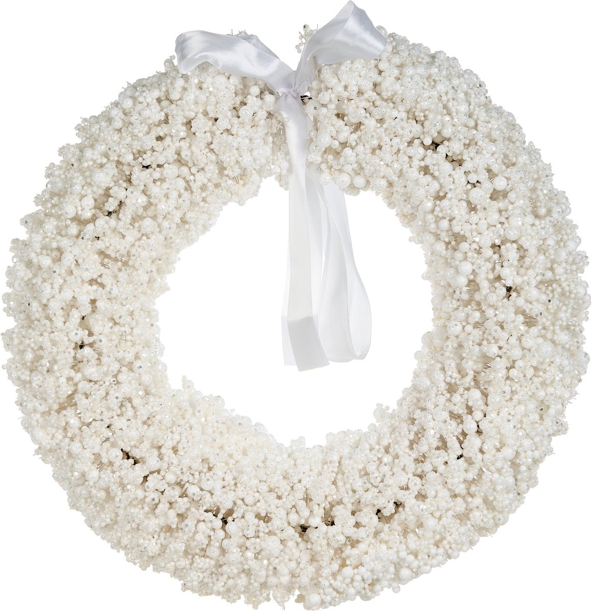 Beliani Kerstkrans Wit