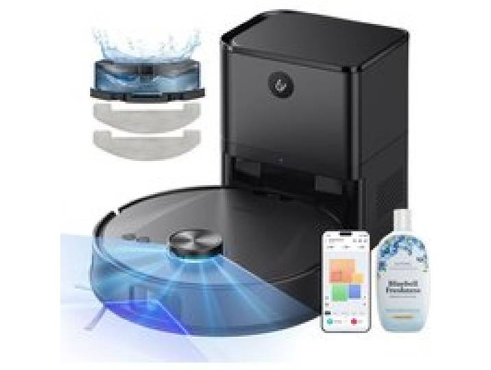 ULTENIC–Robot Aspirateur Laveur Intelligent TL20 Pro 18000Pa 200min Station Auto-Vidage 4L Navigation LDS Alexa/App/IFTTT