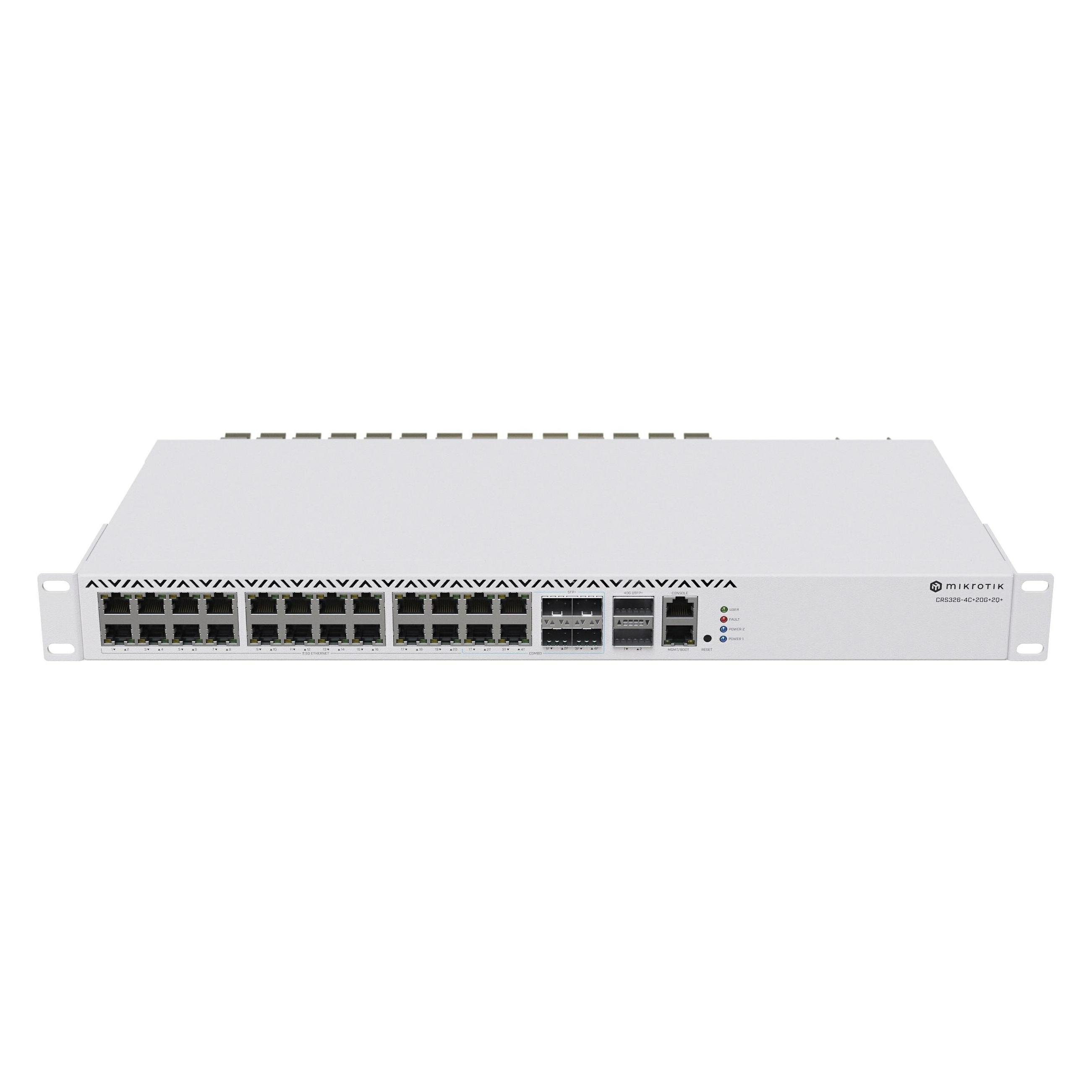 MikroTik Cloud Router Switch CRS326-4C++2Q+RM (26 Ports) (CRS326-4C+20G+2Q+RM)