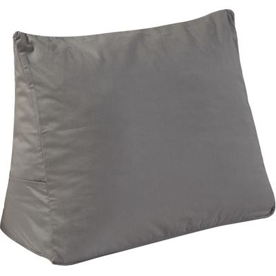 Sitzauflage QUEENS TEXTILES "Bettsitzkissen inkl. Bezug", schwarz, B:60cm H:50cm T:30cm, Baumwolle, Polsterauflagen, Keilkissen