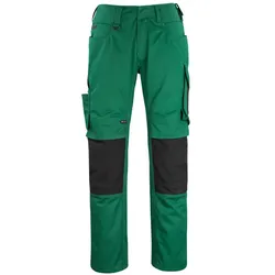 MASCOT Erlangen Hose mit Knietaschen UNIQUE Grün / Schwarz 56 - 12179-203-0309-76C56 - Grün / Schwarz
