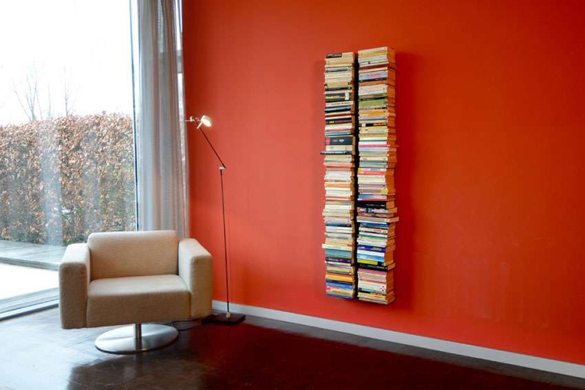 Radius Design Booksbaum 1 Bücherregal (Wandversion) (H 170 cm, schwarz) H 170 cm | schwarz 721 A