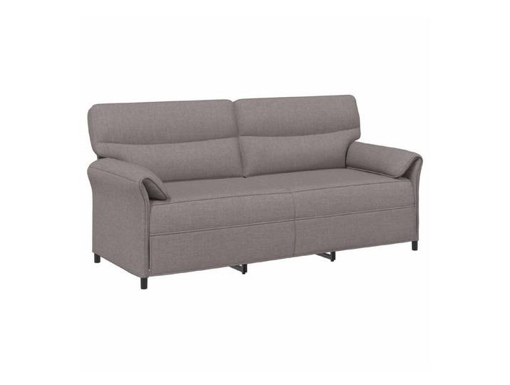 vidaXL Sofa 3-Sitzer-Sofa Taupe 198 x 83 x 95 cm, 1 Teile