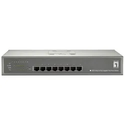 LevelOne GEP-0822 Netzwerk-Switch Gigabit Ethernet (10/100/1000) Power over Ethernet (PoE) Grau