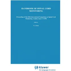 Handbook of Spinal Cord Monitoring, Fachbücher von S. Boyd, N. J. Smith, S. J. Jones, M. Hetreed