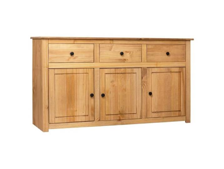 Nouveau Buffet 135x40x80 cm Pin solide Assortiment Panama-MEY