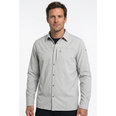 Funktionshemd SCHÖFFEL, Herren, Gr. 52, N-Gr, stone grau, Obermaterial: 100% Polyester, Hemden, sportliche Passform, aus Polyester, sportlicher Stil