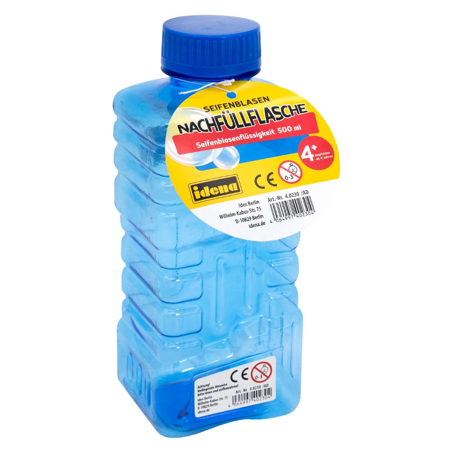 Idena Seifenblasen Nachfüllflasche 500ml (35920066)