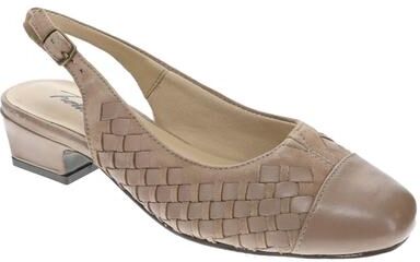 Trotters Dea Woven - Womens 6.5 Tan Pump Medium