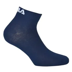 FILA 3P Quarter Plain Socks Marine Gr 35/38
