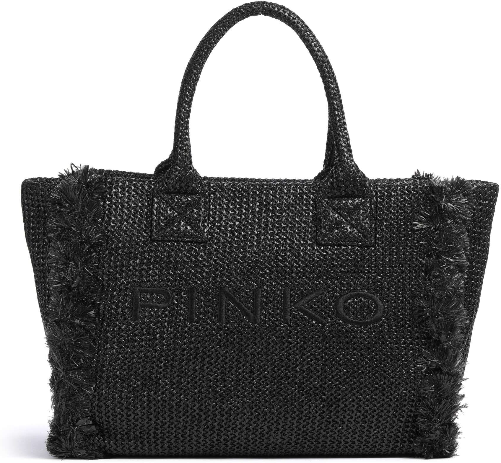 Pinko Beach Handtasche, schwarz