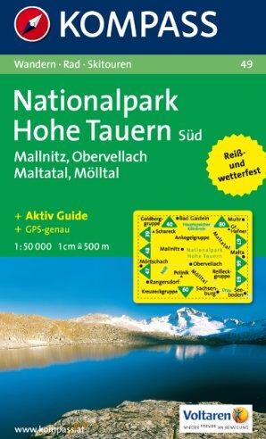 Nationalpark Hohe Tauern Süd, Mallnitz, Maltatal, Mölltal. Wandern / Rad / Skitouren. GPS-genau. 1:50.000 - Preis vom 11.10.2026 15:43:13 h