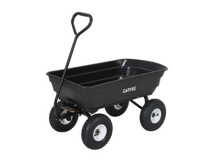 GarveeMore Spielzeug-Kipper Robuster Gartenkippwagen - 600 lb Garten-Kippwagen, Mehrzweckwagen