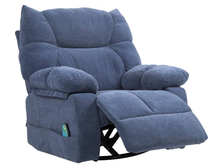 HOMCOM Relaxsessel mit Massagefunktion Fernsehsessel mit Wärmfunktion