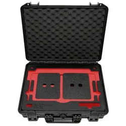 TomCase Aufbewahrung und Transport für Mac Book 16" (2021) (16", Apple), Notebooktasche, Schwarz, Rot