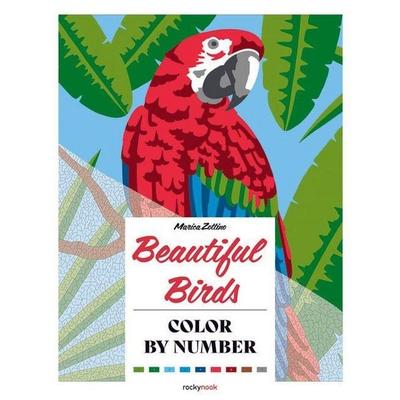 Beautiful Birds: Color By Number, Taschenbuch von Marica Zottino, Rocky Nook