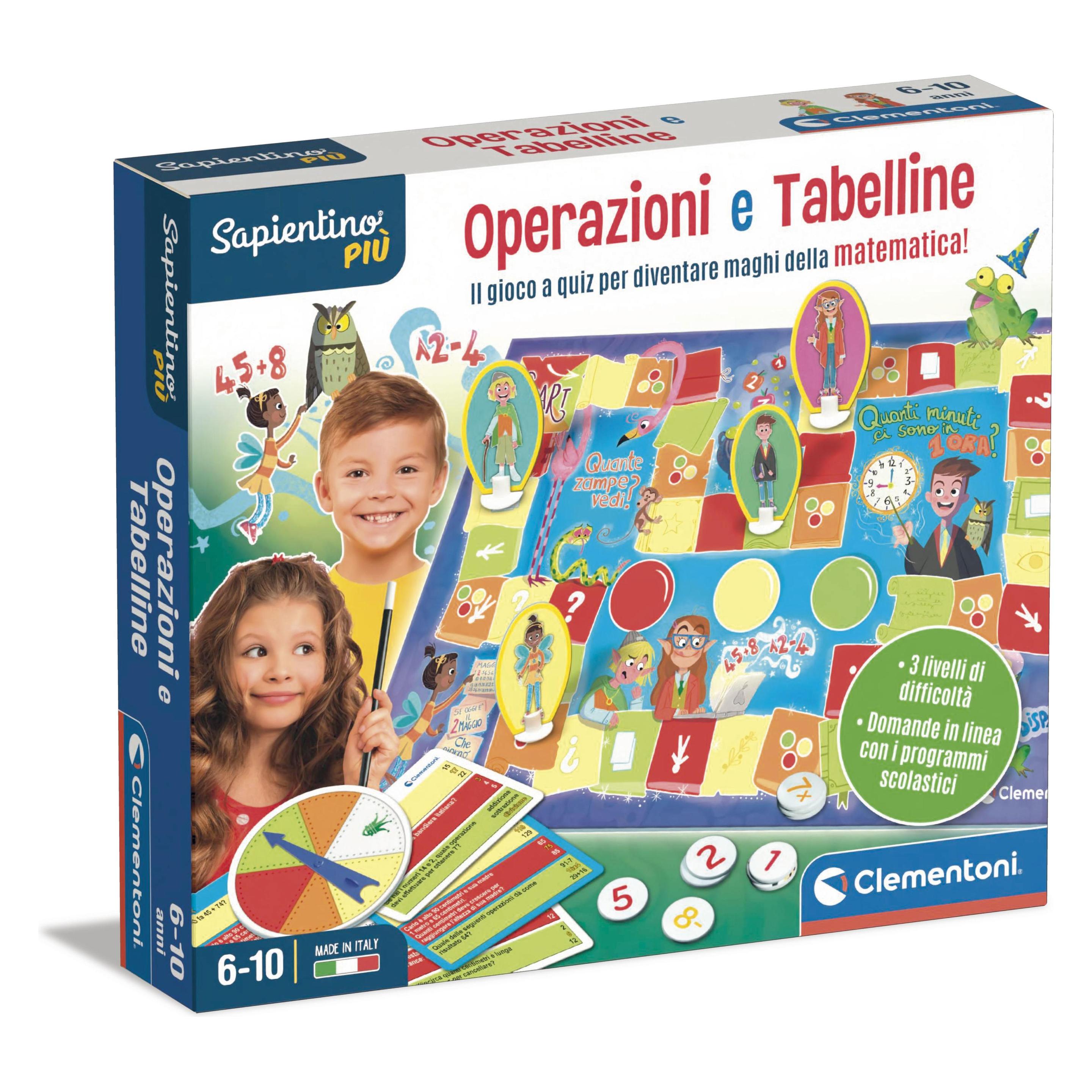 Clementoni Sapientino Lernspielbetrieb und (Italienisch, 6 - 10 Jahre) (16596)