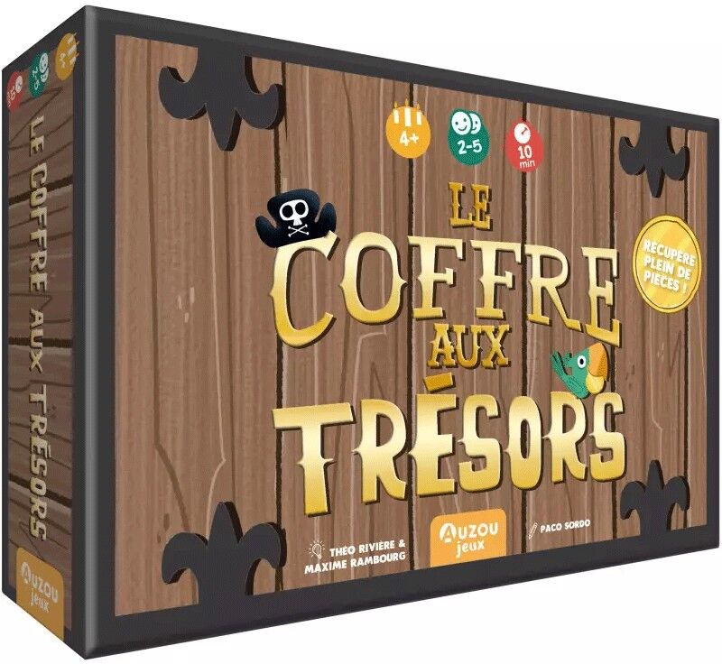 Le coffre aux trésors - Récupère plein de pieces ! - Auzou