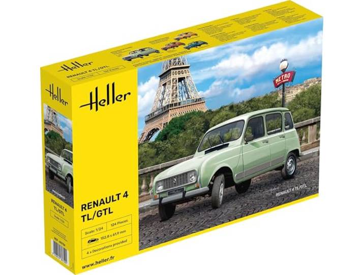 Heller 80759 - modelbouwpakket Renault 4l