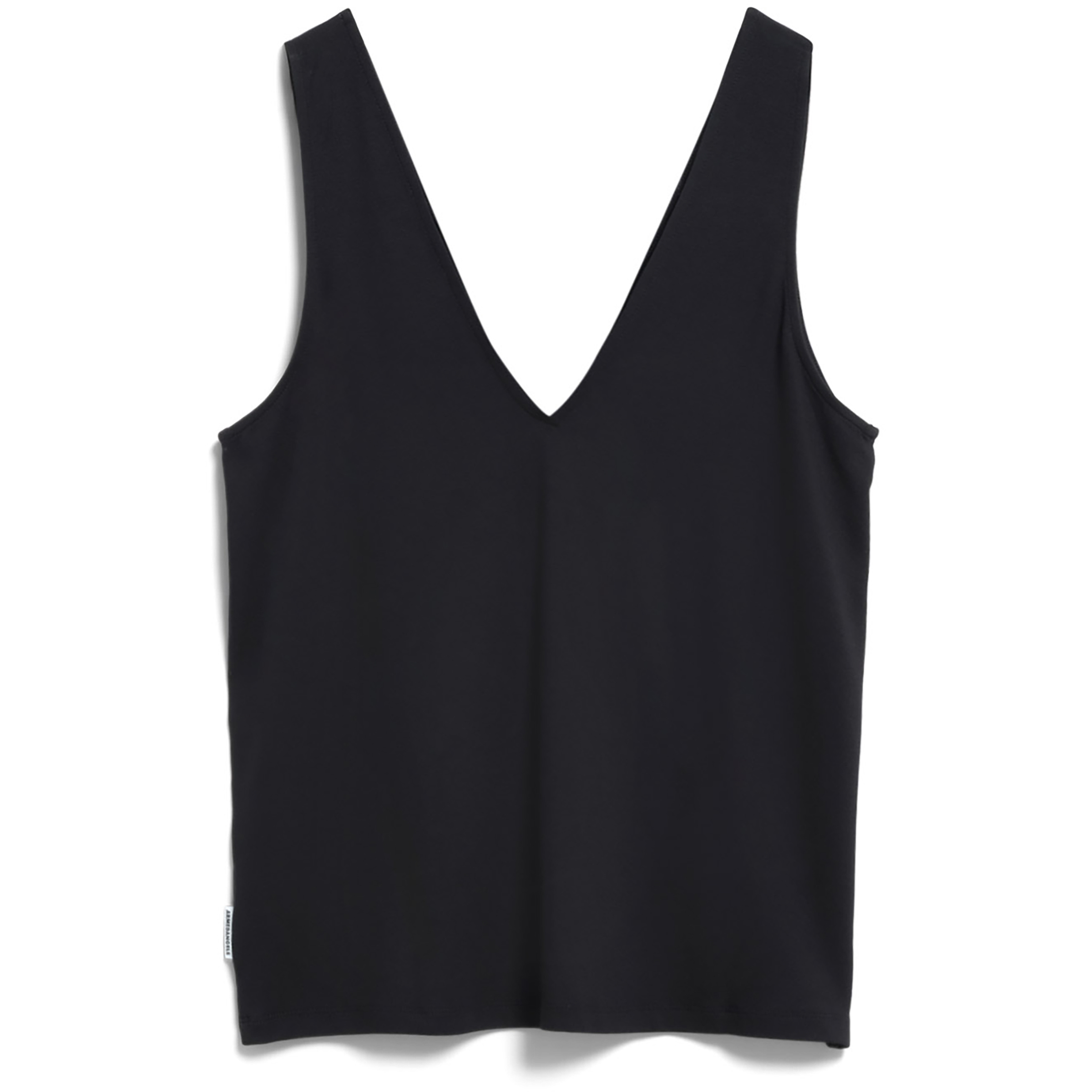 Armedangels V-Neck Jersey Top Damen Tanktops schwarz Größe XS Lifestyle Kühlend