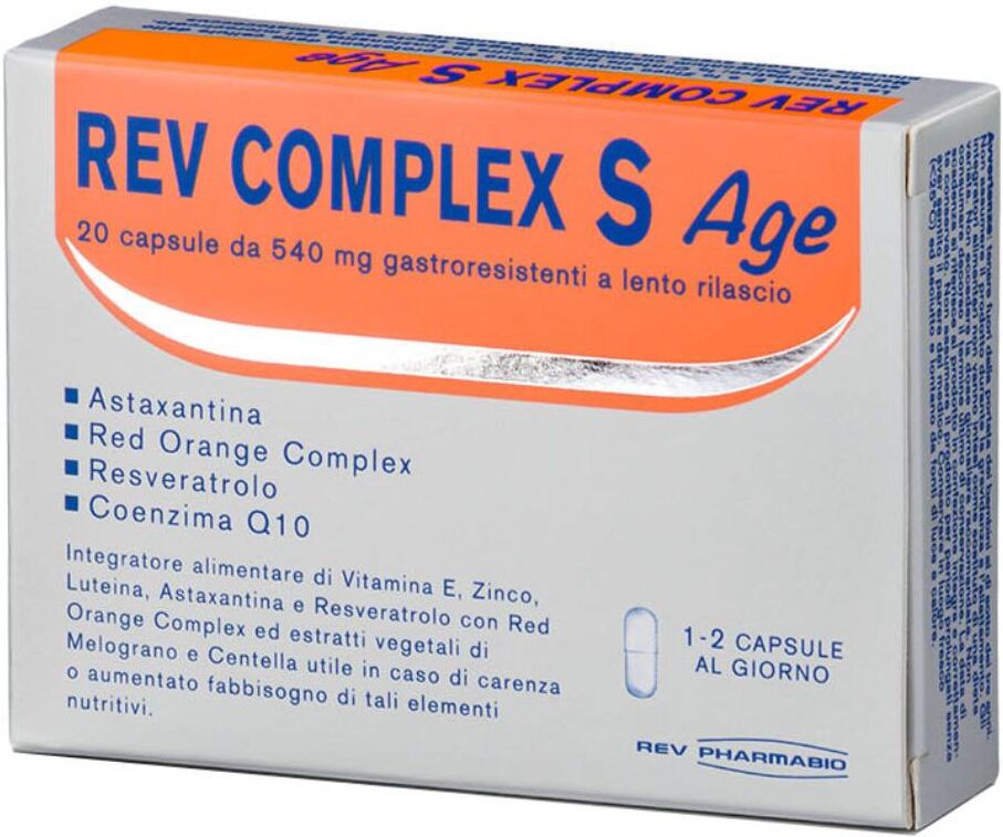 REV PHARMABIO Srl REV Cpx S Age 20 Cps