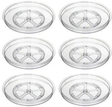 YBM Home 12.5 Inch Acrylic Plastic Non-Skid Spinner for Kitchen