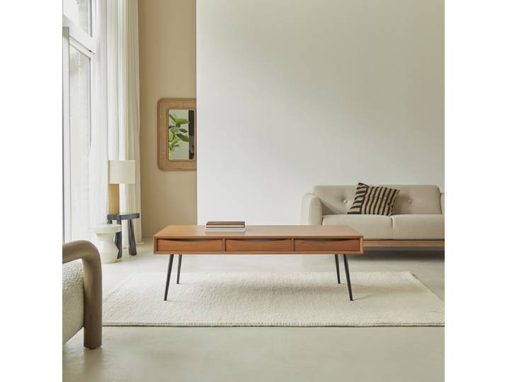 Couchtisch aus Mahagoni Simen - Natur - Mahogany