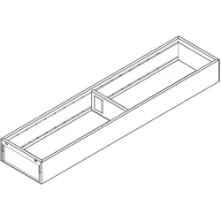 Blum Rahmen für LEGRABOX AMBIA-LINE 100, Besteckkasten, Weiss