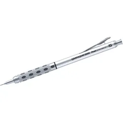 Pentel Druckbleistift Graphgear 1000 0,5mm silber/schwarz Packung mit 12 Stück