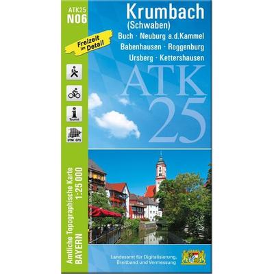 ATK25-N06 Krumbach (Schwaben) (Amtliche Topographische Karte 1:25000), Sonstige von , Landesamt für Digitalisierung, Breitband und Vermessung, Bayern,