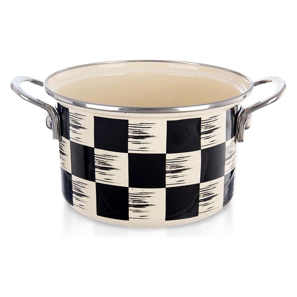 Lumarko Garnek emaliowany SZACHOWNICA 18 cm, 2 l (Kochtopf) (62852311)