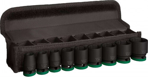 Bosch PRO Impact Socket Set, 1/2&amp;quot;, Standard, 9 pces 2608003038