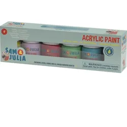 Sam & Julia Acrylfarben-Set (6 Farben)