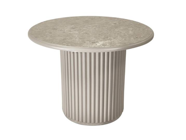 Couchtisch Rund Easy Marmoroptik Grau ø60 cm