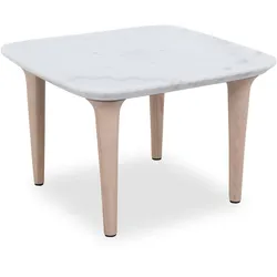 Couchtisch SANSIBAR TORNBY (BHT 60x40x60 cm) - weiß - BHT 60x40x60 cm