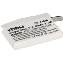 Smartwatch-Akku 200mAh Li-Polymer passend für Apple Watch 38mm, 42mm – Referenz A1578