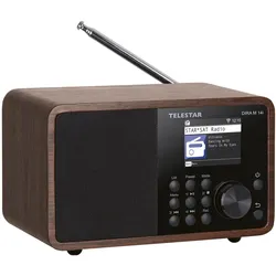 Telestar DIRA M14i (DAB+, FM, Internetradio, Bluetooth, WLAN), Radio, Schwarz