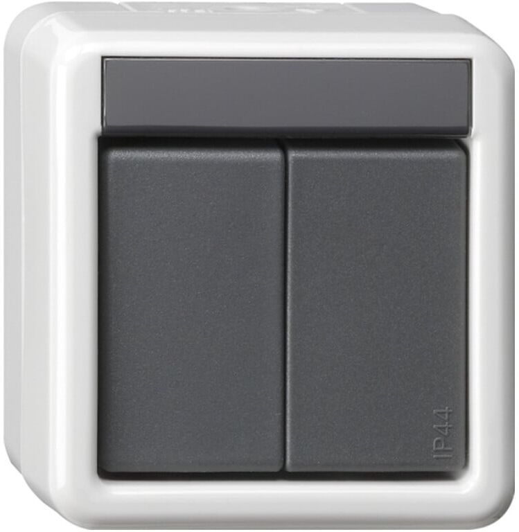 Gira KNX Taster BA 2fach grau AP 2Punkt 516230)