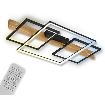 BRILONER LEUCHTEN Deckenleuchte "CADRE Deckenleuchte", schwarz, Leuchten, Deckenleuchte