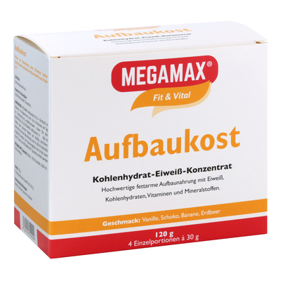 Megamax B.V. MEGAMAX Aufbaukost 4 Sorten Pulver 4X30 g 13923048